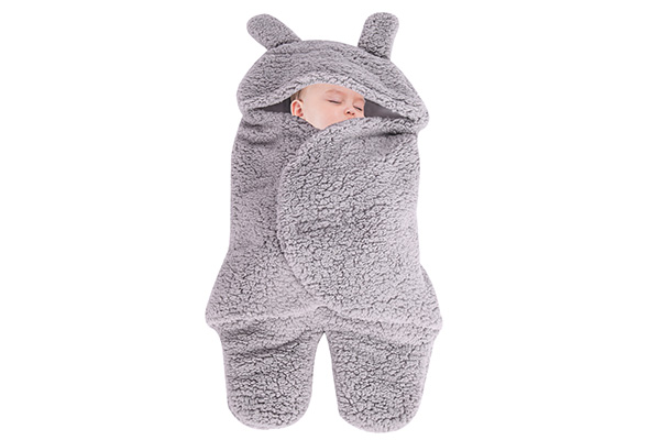 baby sleeping bag grey