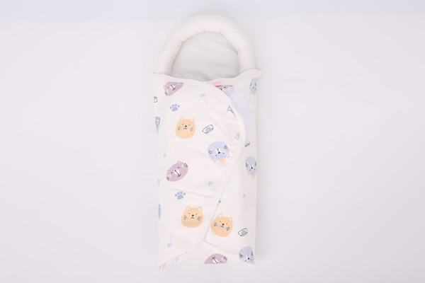 baby swaddle blanket cat